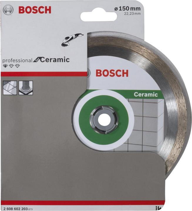 Produktbild Bosch Professional Zubehör Diamanttrennscheibe Standard for Ceramic, 150 x 22,23 x 1,6 x 7 mm, 1er-Pack