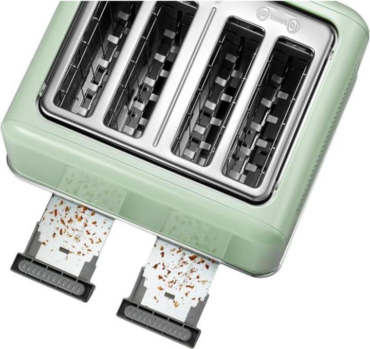 Actual product image Buydeem Toster 4 Slice Toaster, model DT640E, color Cozy Greenish, EU
