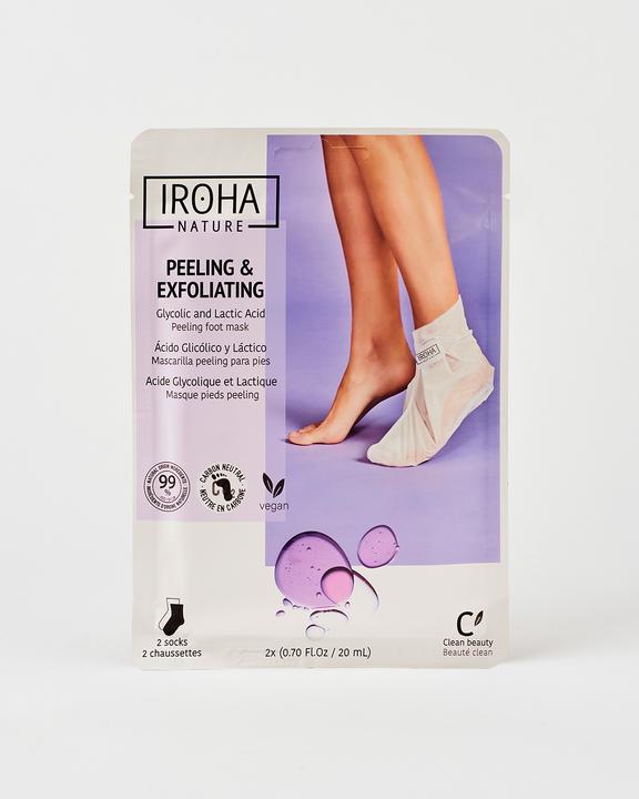 Actual product image Iroha Nature Nature - Exfoliating Foot Mask Socks Lavender (Foot mask, 20 ml)