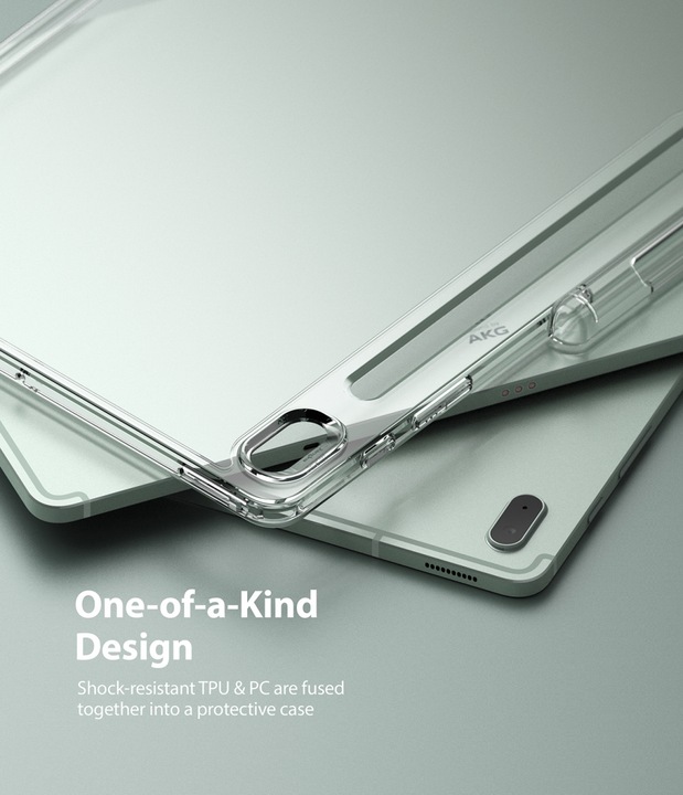 Actual product image Ringke Fusion Combo Great cool case with TPU frame for Samsung Galaxy Tab S7 11 " + adhesive foldi (Galaxy Tab S7 11.0")