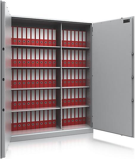 Produktbild kaiserkraft Stahlschrank, feuergeschützt (150 x 55 x 195 cm)