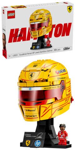 Actual product image LEGO Scuderia Ferrari HP Lewis Hamilton Helmet (LEGO Editions)