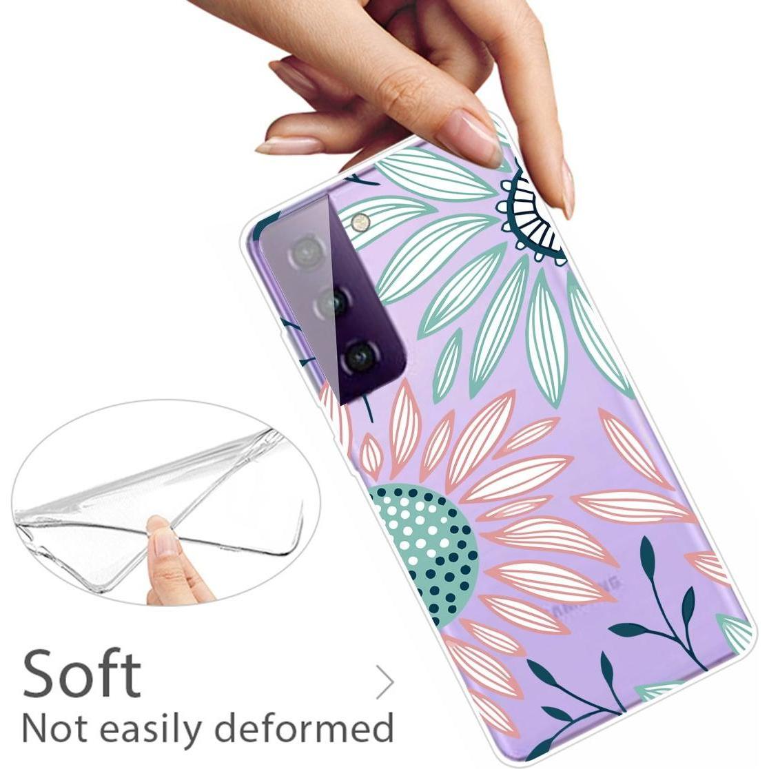 Thumbnail - König Design Hülle Handy Schutz für Samsung Galaxy S21 Case Cover Tasche Etuis Transparent (Samsung Galaxy S21+), Smartp...