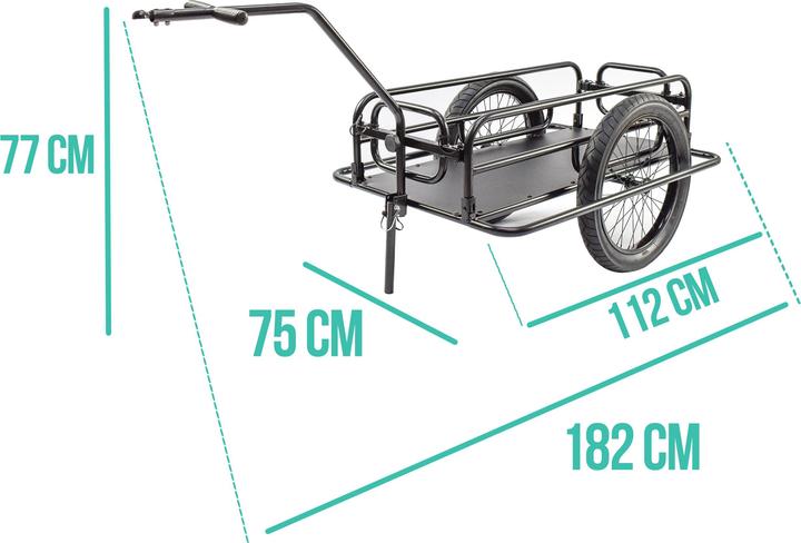 Produktbild BuzzRack Faltbarer Fahrradanhänger Sattelstütze