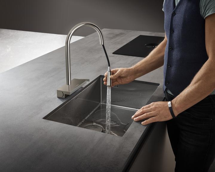 Produktbild hansgrohe Aquno Select M81 Spültischmischer 170 (edelstahl finish)