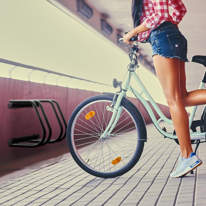 Actual product image Relaxdays Bicycle stand