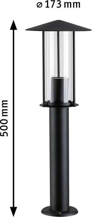 Produktbild Paulmann Pollerleuchte Classic (420 lm, E27, IP44)
