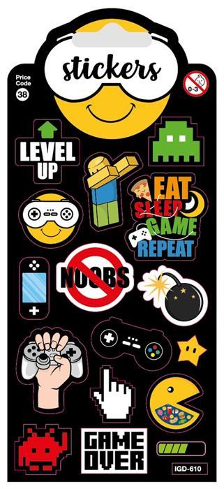 Produktbild Card Group Stickers Video Game Icons (15 Sticker)