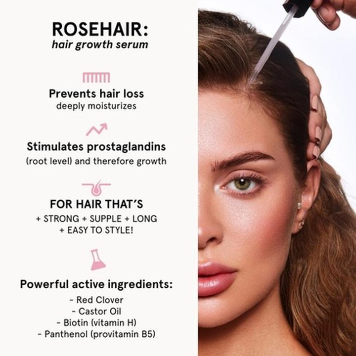 Immagine prodotto Rosegold Paris Siero per la crescita dei capelli Rosehair (12ml) (12 ml)