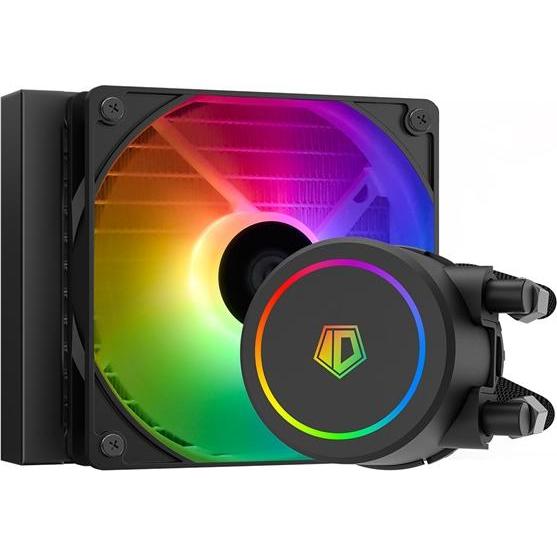 ID-Cooling FX120 Liquid Processor Cooler Black aRGB Lighting, Raffreddamento ad acqua CPU, Nero