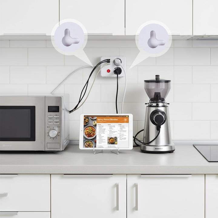 Actual product image Maclean Multiple socket outlet, extension cable, 2 sockets + 3 USB ports (5x, USB-A, 1.50 m)