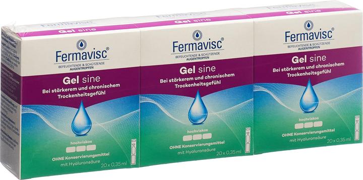 Produktbild OmniVision Gel sine Gtt Opht (0.35 ml, Fermavisc Gel sine Gtt Opht)