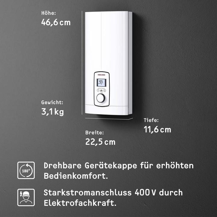 Image du produit Stiebel Eltron DEL 27 Plus Chauffe-eau instantané électronique, température au degré près grâce à la technologie 3i