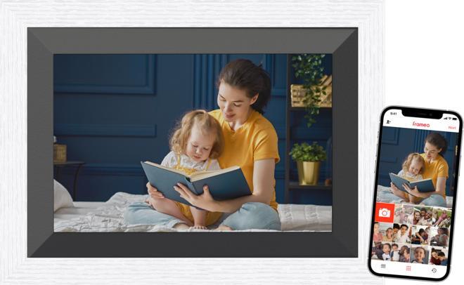 Produktbild Braun Photo BRAUN DigiFrame 10B WiFi Weiss (10.10", 1280 x 800 Pixel)