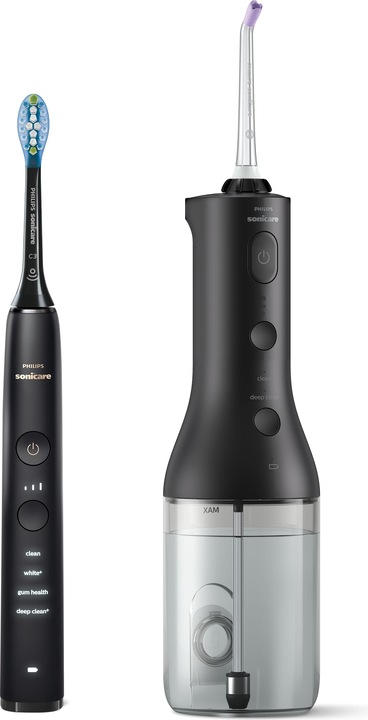Productafbeelding Philips Sonicare Diamond Clean 9000 & snoerloze Power Flosser 3000 (Sonische tandenborstel)