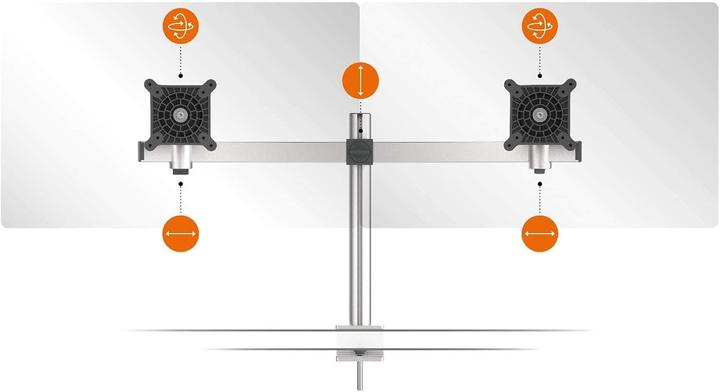 Immagine prodotto Durable Supporto per monitor con morsetto da tavolo (Tavolo, 27", 8 kg)
