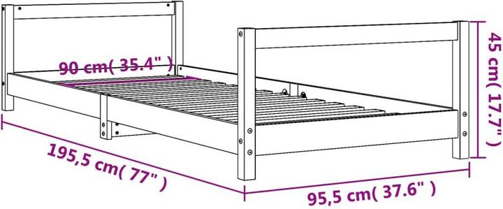 Image du produit vidaXL Jon (90 x 190 cm)