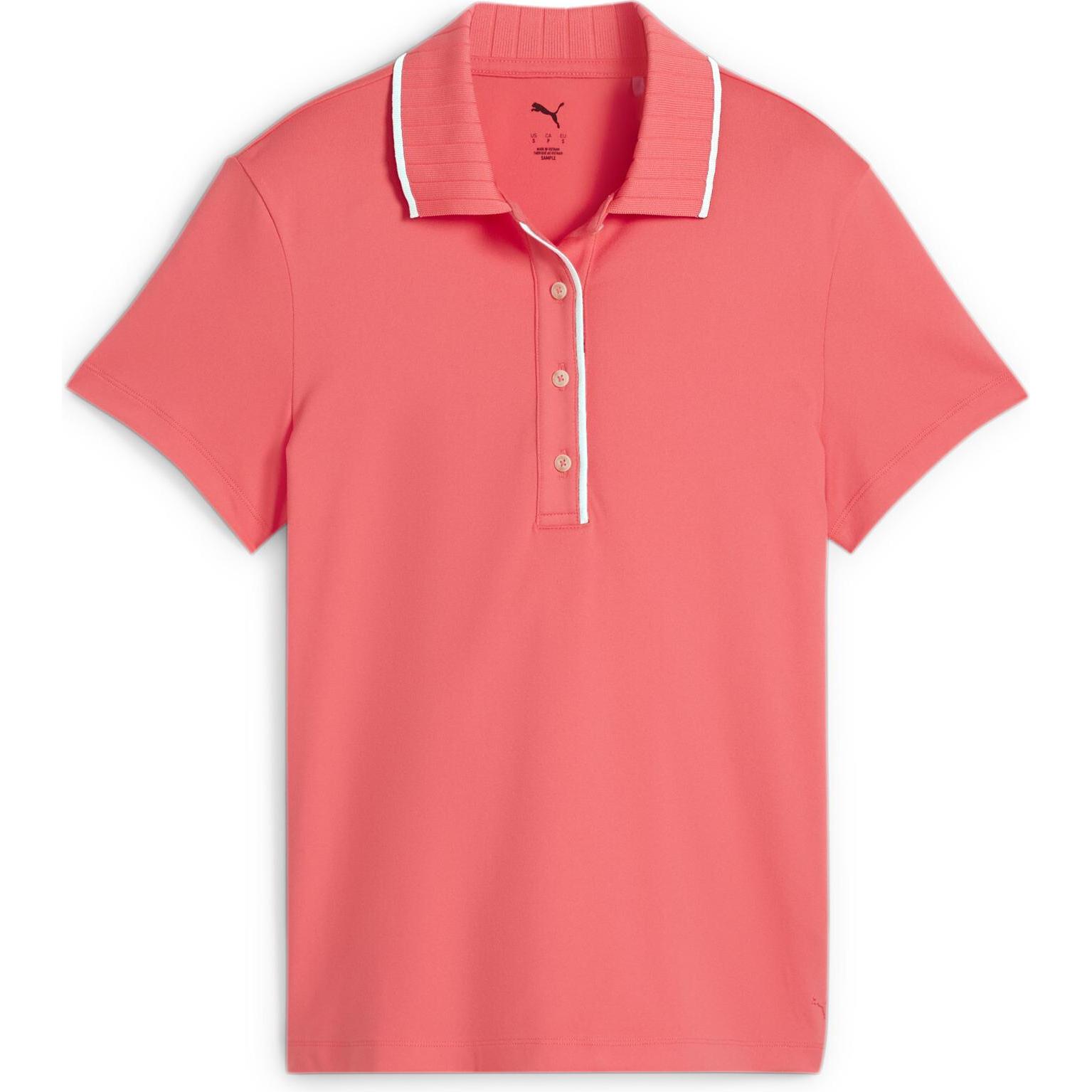 Puma, Herren, Sportshirt, W Cloudspun Bridges SS Polo (XL), Rot, XL