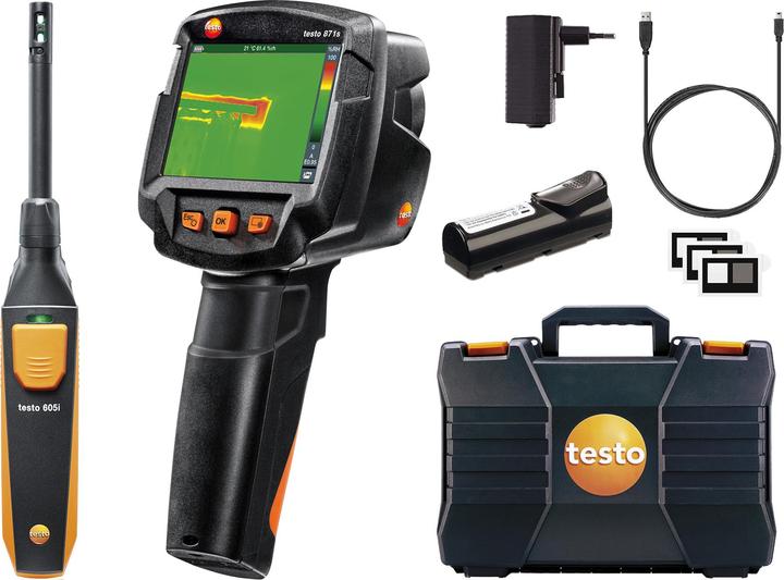 Testo 871s Building diagnosis set Thermal imaging camera -30 to +650 °C 240 x 180 pixels 9 Hz