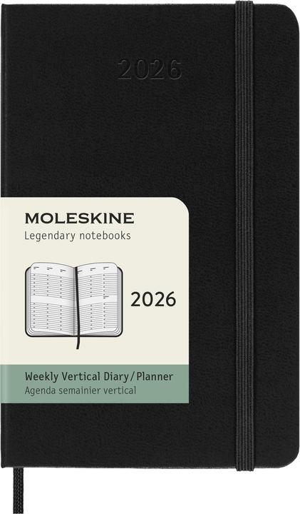 Image du produit Moleskine Agenda de poche Hard Cover Weekly (9 x 14 cm, Anglais)