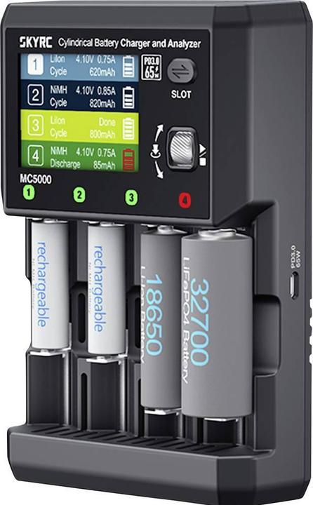 Produktbild SkyRC MC5000 Ladegerät LiIon, Li-ion HV, LiFe, NiMH, NiCd, eneloop, NiZn, RAM, L