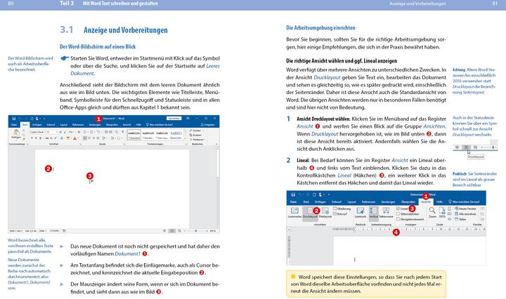 Energy Label Microsoft Office für Senioren - Word, Excel und PowerPoint (German, Inge Baumeister, Anja Schmid, 2023)