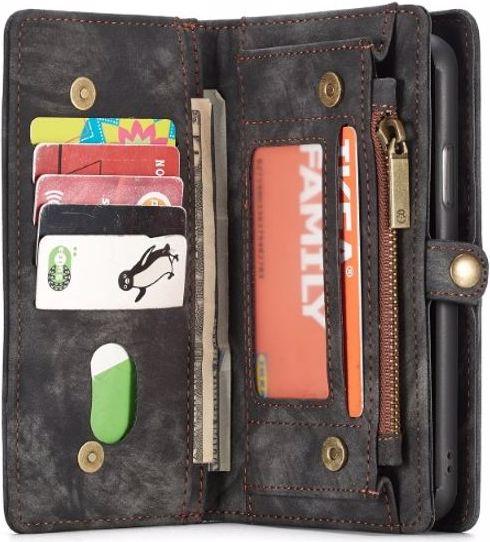 Actual product image Caseme Leather wallet with plastic cover (Apple iPhone XR)