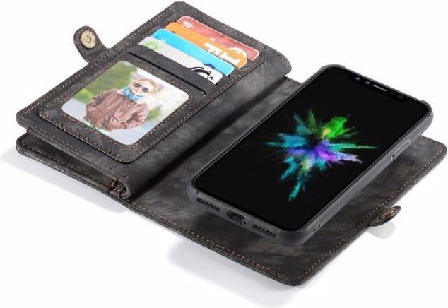 Actual product image Caseme Leather wallet with plastic cover (Apple iPhone XR)
