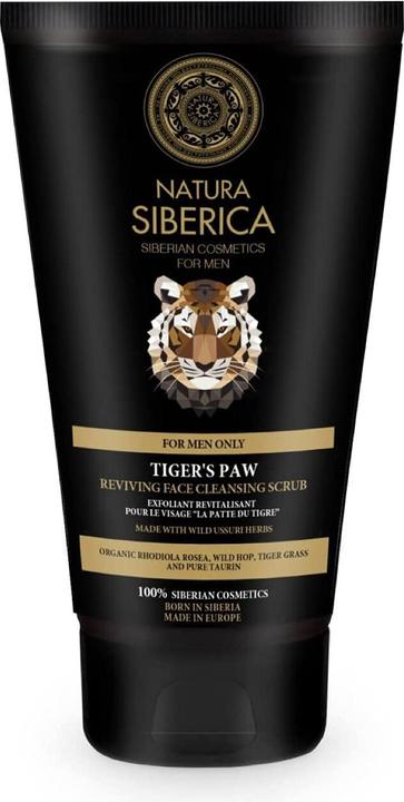Produktbild Natura Siberica Men Tiger's Paw Reviving Face Cleansing Scrub - Cleansing peeling to revitalize (Reinigungspeeling, 150 ml)