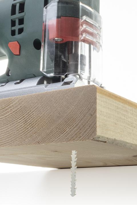Produktbild wolfcraft 2 Stichsägeblätter HCS L=115mm T-Schaft
