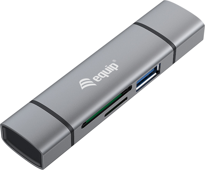 Produktbild equip USB 3.0 HUB Kartenleser (USB-C, USB 3.0)
