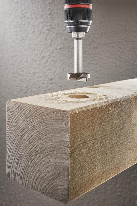 Produktbild wolfcraft 1 Zylinderbohrer HM ø26x90mm (8 mm)