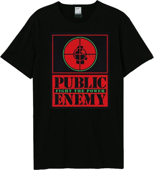 Immagine prodotto Amplified Fight The Power Target Maglietta Public Enemy Adulto Unisex (S)