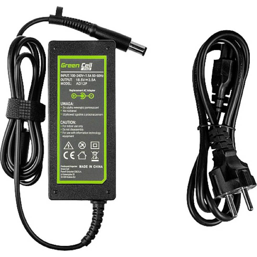 Thumbnail - GreenCell Cell AD12P Netzteil & Spannungsumwandler Indoor (65 W), Notebook Netzteil, Schwarz