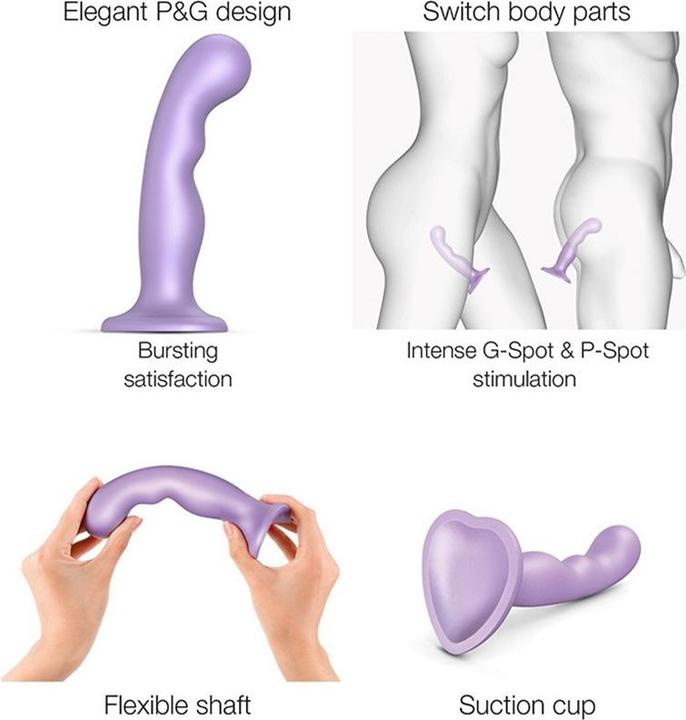 Produktbild Strap-on-me Dildo Plug P&G Metallic Lilac (XXL)