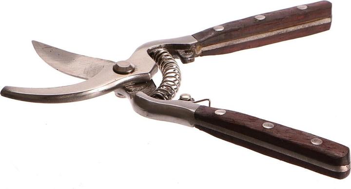 Actual product image GEKO PROFI secateurs, wooden handle, 200mm