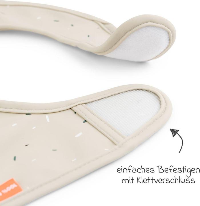 Produktbild Done by Deer Lätzchen Klett-Lätzchen 2er Pack - Lalee - Sand (0 Monate)