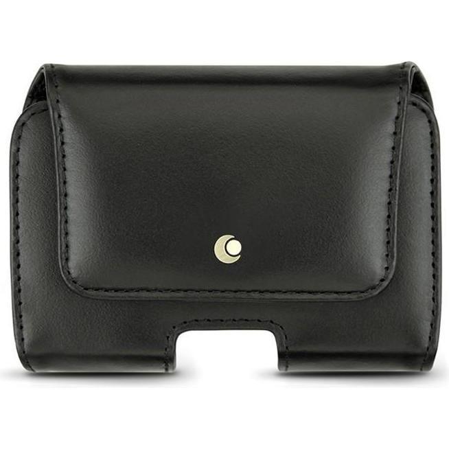 Noreve S-Universalschutzhülle aus Leder für Fotoapparate (Kamera Beutel), Kameratasche, Schwarz