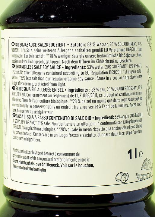 Immagine prodotto KoRo Salsa di soia biologica a basso contenuto di sale (12 g)