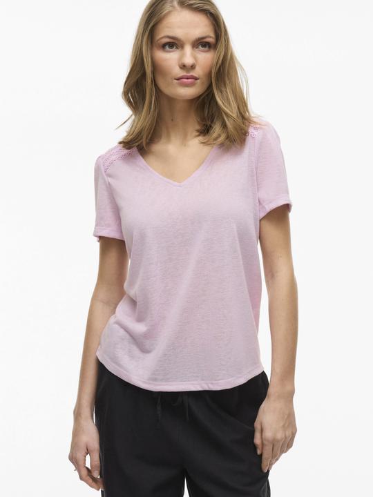 Immagine prodotto Vila Kurzärmeliges Top mit V-Ausschnitt (L)