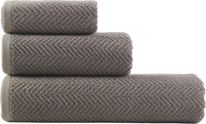 Actual product image Domoletti Towel bathrooms VISBY, light brown, 70 x 140 cm (140 x 70 cm)