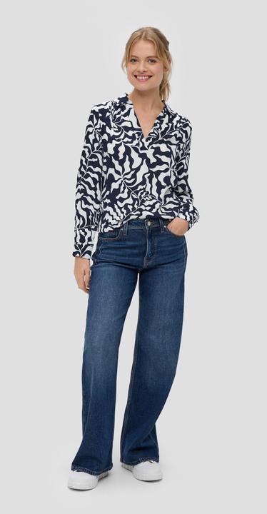 Immagine prodotto s.Oliver Bluse Viskosebluse mit V-Ausschnitt (38)