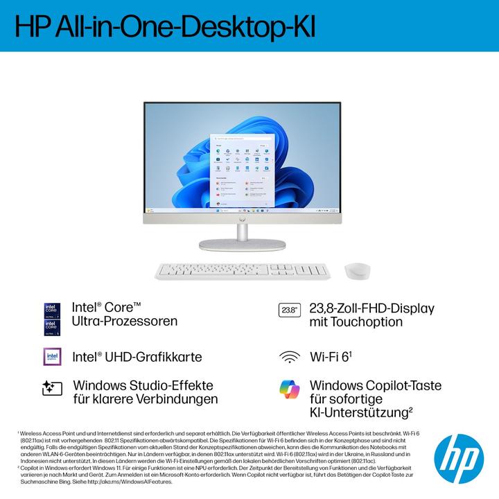 Produktbild HP AIO 24-cr2052ng (512 GB, 8 GB, Intel Core Ultra 5 225U)