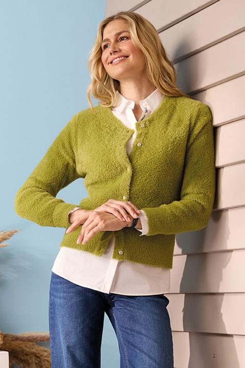 Produktbild Barbara Lebek Damen Flauschcardigan (42)