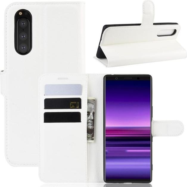 Produktbild MU Classic Litchi Leder Bookcover Series (Sony Xperia 5)