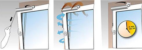 Actual product image Winflip Automatic window closer (Wooden door, Indoor)