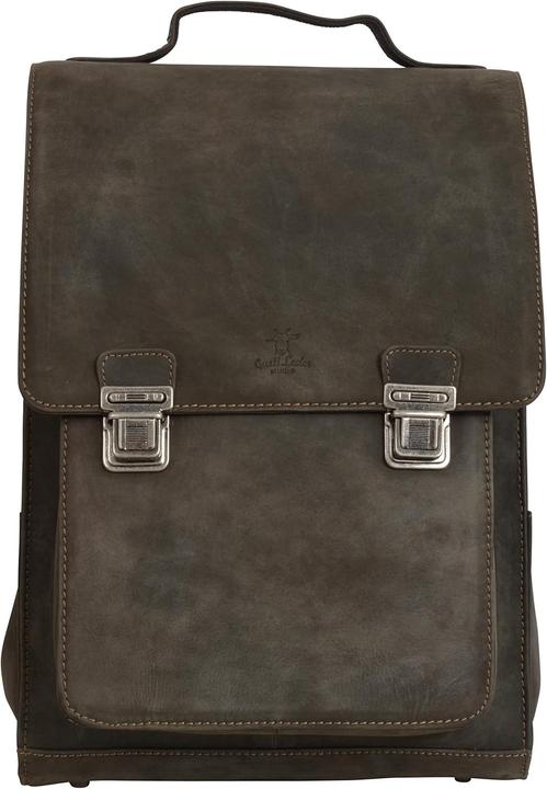 Produktbild Gusti Leder Lederrucksack für Stadt, Outdoor und Reise, klassisches Design, unisex, vielseitige Fächer