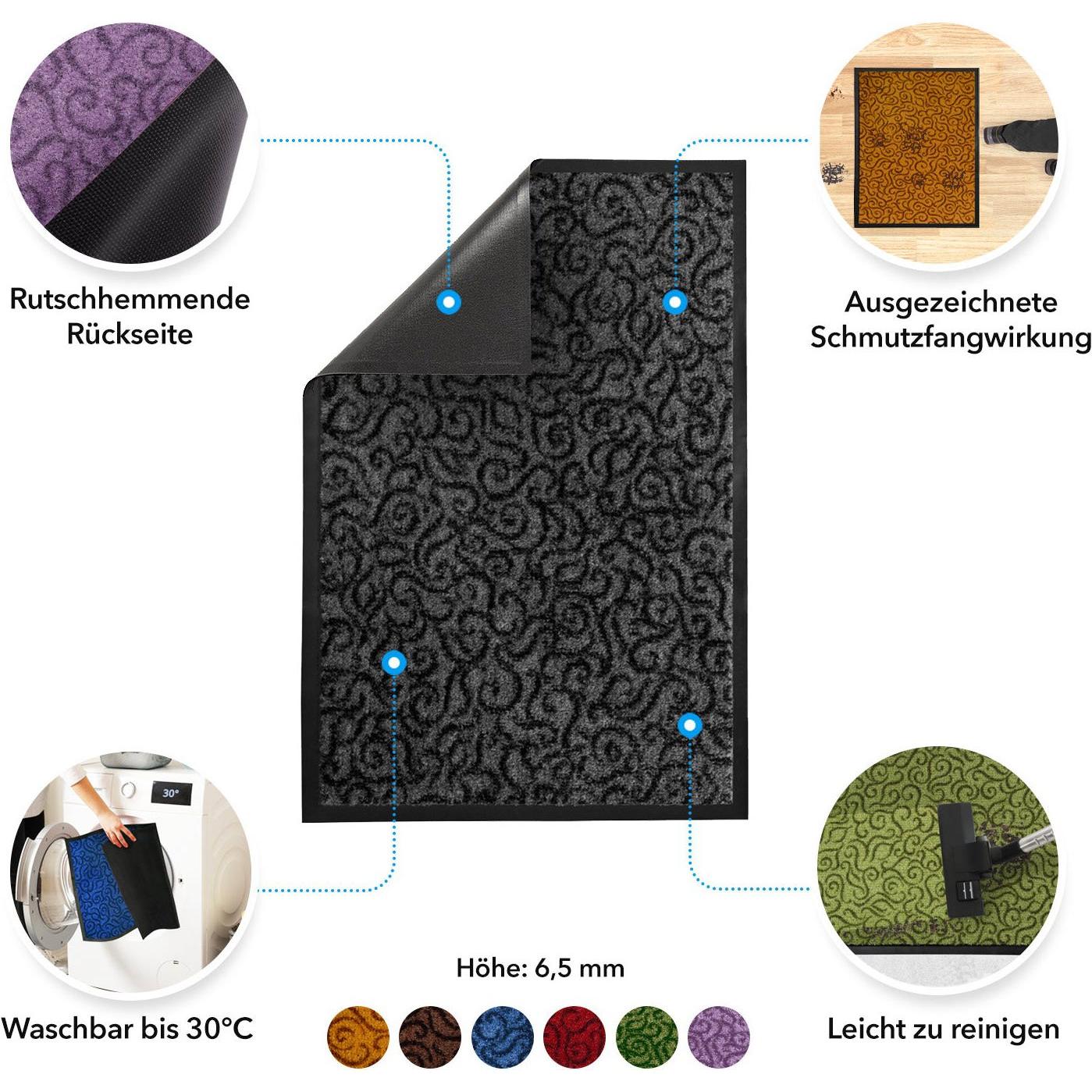 Thumbnail - Casa Pura, Fussmatte, Sauberlaufmatte Brasil (90 x 120 cm)