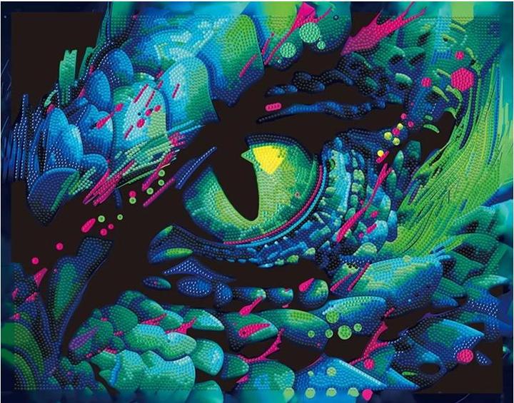 Produktbild Diamond Dotz Diamond Painting Neon Drachenauge