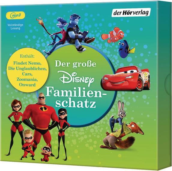 Immagine prodotto Il grande tesoro della famiglia Disney (Udo Wachtveitl, Markus Maria Profitlich, Anke Albrecht, Manou Lubowski, Claudia Amor, Tedesco)